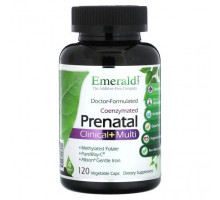 Женское здоровье Emerald Laboratories, Coenzymated Prenatal Clinical + Multi, 120 растительных капсул