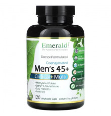 Мужское здоровье Emerald Laboratories, Coenzymated Men's 45+ Clinical + Multi, 120 растительных капсул