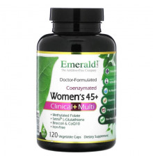 Женское здоровье Emerald Laboratories, Для женщин 45+, Clinical + Multi, 120 растительных капсул