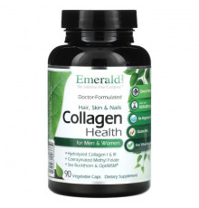 Коллаген Emerald Laboratories, Collagen Health для мужчин и женщин, 90 растительных капсул