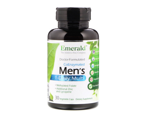 Emerald Laboratories, Men's Multi Vit-A-Min, 1-Daily, 30 Veggie Caps