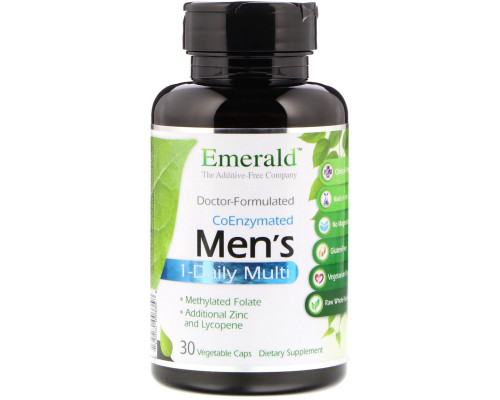 Emerald Laboratories, Men's Multi Vit-A-Min, 1-Daily, 30 Veggie Caps