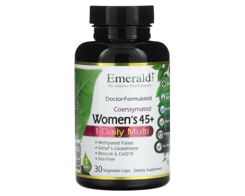 Emerald Laboratories, CoEnzymated Women's 45+, Multi Vit-A-Min, 30 Veggie Caps Emerald Laboratories, CoEnzymated Women's 45+, Multi Vit-A-Min, 30 Veggie Caps