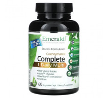 Витаминно-минеральные комплексы Emerald Laboratories, CoEnzymated Complete 1-Daily Multi, 60 растительных капсул