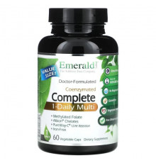 Витаминно-минеральные комплексы Emerald Laboratories, CoEnzymated Complete 1-Daily Multi, 60 растительных капсул