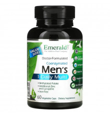 Emerald Laboratories, Coenzymated Men's 1-Daily Multi, 60 Vegetable Caps