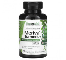 Антиоксиданты Emerald Laboratories, Meriva куркума +, 250 мг, 60 растительных капсул
