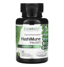 Минералы и микроэлементы Emerald Laboratories, HashiMune Health с селеном SelenoExcell, 60 растительных капсул