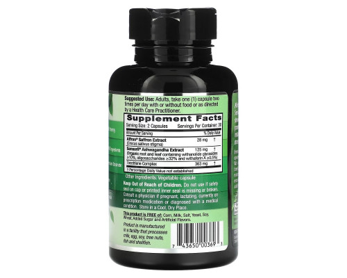 Emerald Laboratories, Elevated Mood with Affron Saffron Extract, 60 Vegetable Caps Emerald Laboratories, Elevated Mood with Affron Saffron Extract, 60 Vegetable Caps