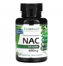 Emerald Laboratories, NAC Vegan, 600 mg, 60 Vegetable Caps