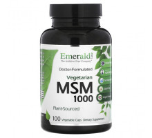 Глюкозамин, Хондроитин, МСМ Emerald Laboratories, MSM 1000`` 100 растительных капсул