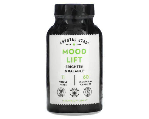 Crystal Star, Mood Lift, 60 Vegetarian Capsules Crystal Star, Mood Lift, 60 Vegetarian Capsules