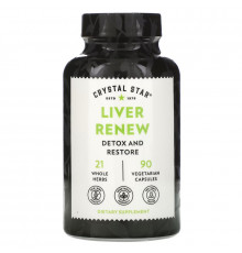 Crystal Star, Liver Renew, 90 Vegetarian Capsules