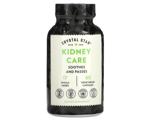 Crystal Star, Kidney Care, 60 Vegetarian Capsules Crystal Star, Kidney Care, 60 Vegetarian Capsules