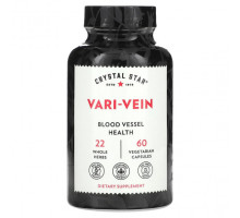 Растительные экстракты и настойки Crystal Star, Vari-Vein, 60 вегетарианских капсул