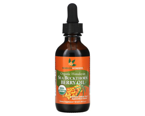 SeaBuckWonders, Organic Himalayan Sea Buckthorn Berry Oil, Intensive Cellular Care, 1.76 oz (52 ml) SeaBuckWonders, Organic Himalayan Sea Buckthorn Berry Oil, Intensive Cellular Care, 1.76 oz (52 ml)