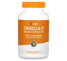 Sibu Beauty, Omega-7, Sea Buckthorn Oil, 500 mg, 180 Softgels