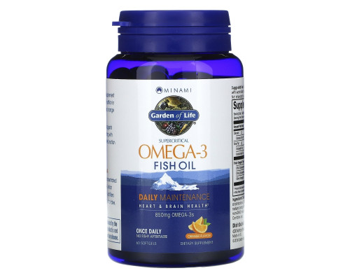 Minami Nutrition MorEPA Optimal EPA-DHA Formula Orange Flavor 60 Softgels