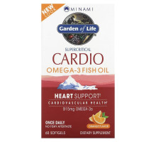 Minami Nutrition CardiO-3 Раз в День Вкус Апельсина 60 гелевых капсул