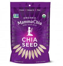 Mamma Chia Органические белые семена чиа 12 унций (340 г)