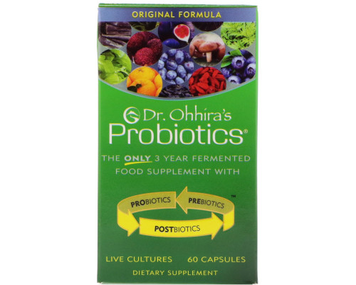 Dr. Ohhira's Essential Formulas Inc. Пробиотики натуральная формула 60 капсул Dr. Ohhira's Essential Formulas Inc. Пробиотики натуральная формула 60 капсул