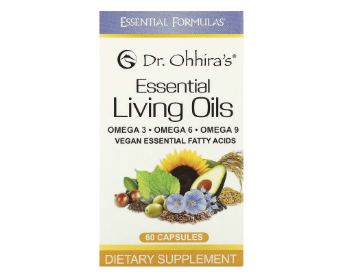 Dr. Ohhira's Essential Formulas Inc. Незаменимые живые масла 60 капсул Dr. Ohhira's Essential Formulas Inc. Незаменимые живые масла 60 капсул