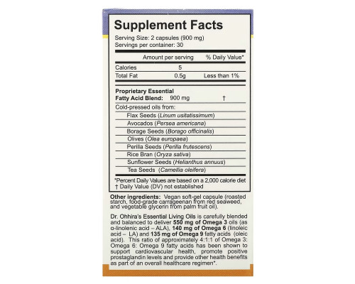 Dr. Ohhira's Essential Formulas Inc. Незаменимые живые масла 60 капсул Dr. Ohhira's Essential Formulas Inc. Незаменимые живые масла 60 капсул