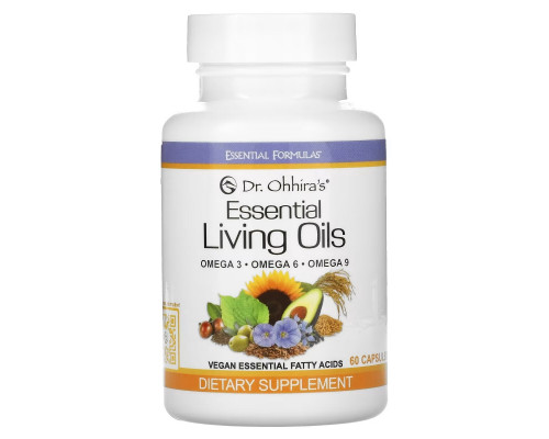 Dr. Ohhira's Essential Formulas Inc. Незаменимые живые масла 60 капсул Dr. Ohhira's Essential Formulas Inc. Незаменимые живые масла 60 капсул