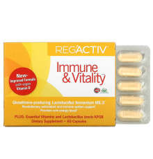 Dr. Ohhira's, Reg'Activ, Immune & Vitality, 60 Capsules