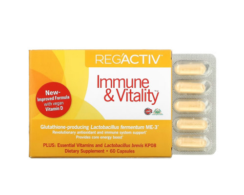 Dr. Ohhira's, Reg'Activ, Immune & Vitality, 60 Capsules Dr. Ohhira's, Reg'Activ, Immune & Vitality, 60 Capsules