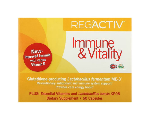 Dr. Ohhira's, Reg'Activ, Immune & Vitality, 60 Capsules Dr. Ohhira's, Reg'Activ, Immune & Vitality, 60 Capsules