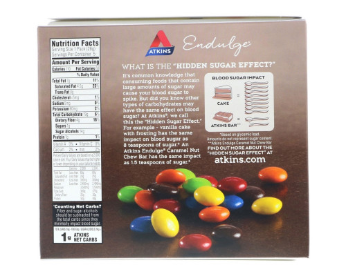 Atkins Treat Endulge Chocolate Candies 5 Packs 1 oz (28 g) Each Atkins Treat Endulge Chocolate Candies 5 Packs 1 oz (28 g) Each