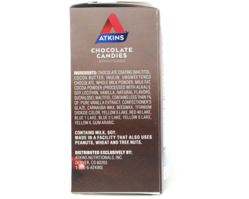 Atkins Treat Endulge Chocolate Candies 5 Packs 1 oz (28 g) Each Atkins Treat Endulge Chocolate Candies 5 Packs 1 oz (28 g) Each