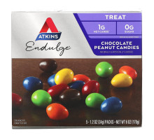 Atkins Treat Endulge конфеты с арахисом в шоколаде 5 пакетиков 12 унции (34 г) каждый