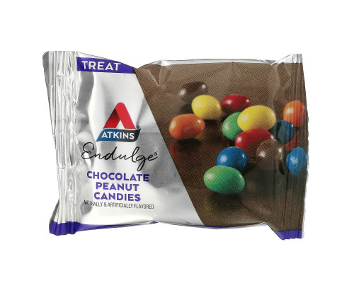 Atkins Treat Endulge конфеты с арахисом в шоколаде 5 пакетиков 12 унции (34 г) каждый Atkins Treat Endulge конфеты с арахисом в шоколаде 5 пакетиков 12 унции (34 г) каждый