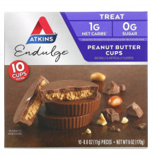 Atkins Endulge Арахисовое масло в чашках 5 упаковок 1.2 унций (34 г) каждая