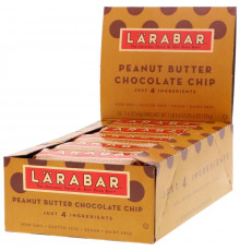 Larabar, Батончики с шоколадной крошкой и арахисовым маслом, 16 батончиков, каждый батончик по 1,6 унций (45 г)