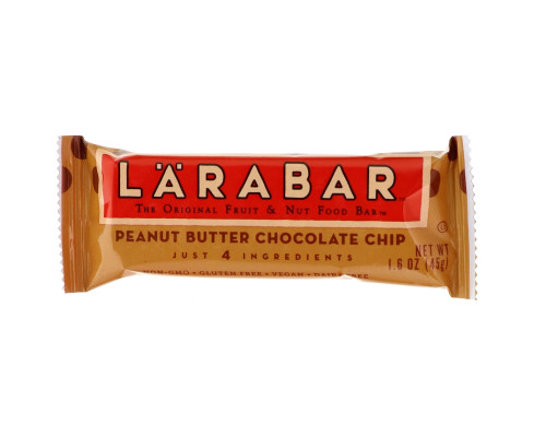 Larabar, Батончики с шоколадной крошкой и арахисовым маслом, 16 батончиков, каждый батончик по 1,6 унций (45 г) Larabar, Батончики с шоколадной крошкой и арахисовым маслом, 16 батончиков, каждый батончик по 1,6 унций (45 г)