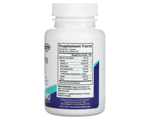 Houston Enzymes Zyme Prime Мультиэнзимы 90 капсул Houston Enzymes Zyme Prime Мультиэнзимы 90 капсул