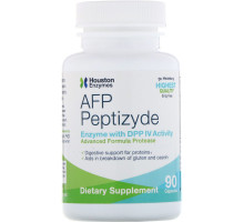 Houston Enzymes Пептизид протеаза с ДПП-4 и целлюлозой 90 капсул