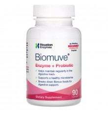Houston Enzymes, Biomuve, Enzyme + Probiotic, 90 Capsules
