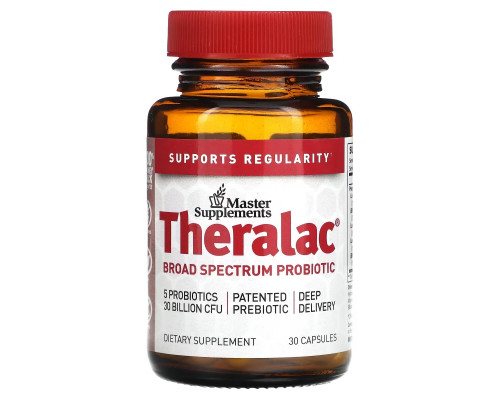 Master Supplements Тералак биорегенерирующий пробиотик 30 капсул Master Supplements Тералак биорегенерирующий пробиотик 30 капсул
