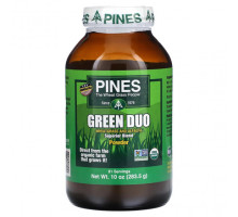 Зелень и зеленые овощи Pines International, Green Duo, порошок, 283,5 г (10 унций)