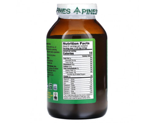 Зелень и зеленые овощи Pines International, Green Duo, порошок, 283,5 г (10 унций) Зелень и зеленые овощи Pines International, Green Duo, порошок, 283,5 г (10 унций)