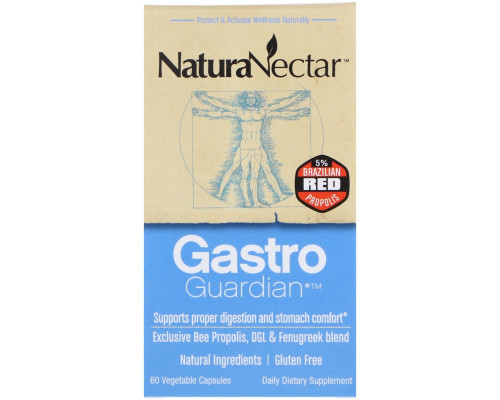 NaturaNectar Gastro Guardian 60 Вегетарианских Капсул NaturaNectar Gastro Guardian 60 Вегетарианских Капсул