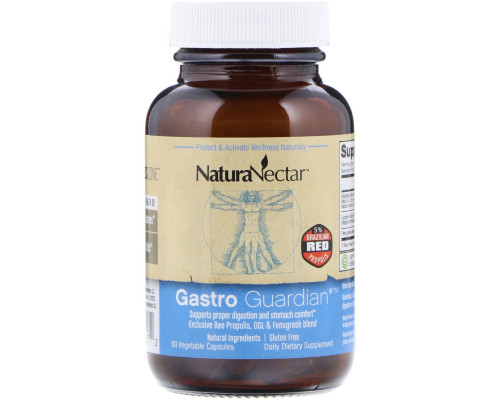 NaturaNectar Gastro Guardian 60 Вегетарианских Капсул NaturaNectar Gastro Guardian 60 Вегетарианских Капсул