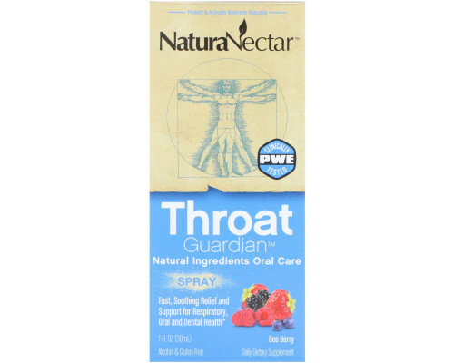 NaturaNectar Throat Guardian Spray Bee Berry 1 fl oz (30 ml) NaturaNectar Throat Guardian Spray Bee Berry 1 fl oz (30 ml)