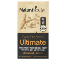 NaturaNectar, Пчелиный Прополис, 60 Вегетарианских Капсул