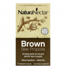 NaturaNectar, Brown Bee Propolis, 60 Veggie Caps