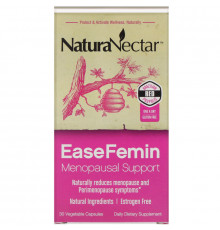 NaturaNectar, EaseFemin, Menopausal Support, 30 Vegetable Capsules